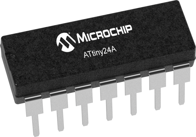 5PCS ATTINY24A-SSU SOIC14 AVR ATTINY24A ATTINY24 NEU 