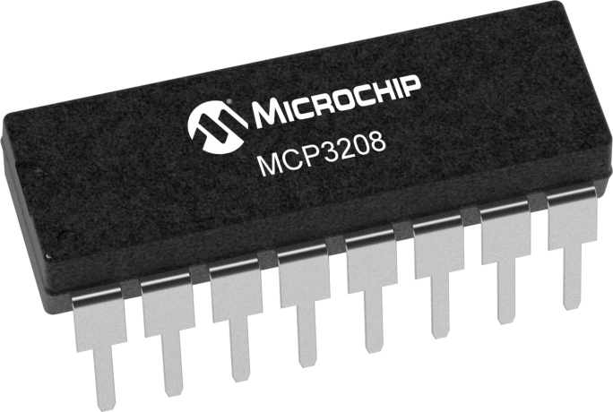 MCP3208 A/D converter