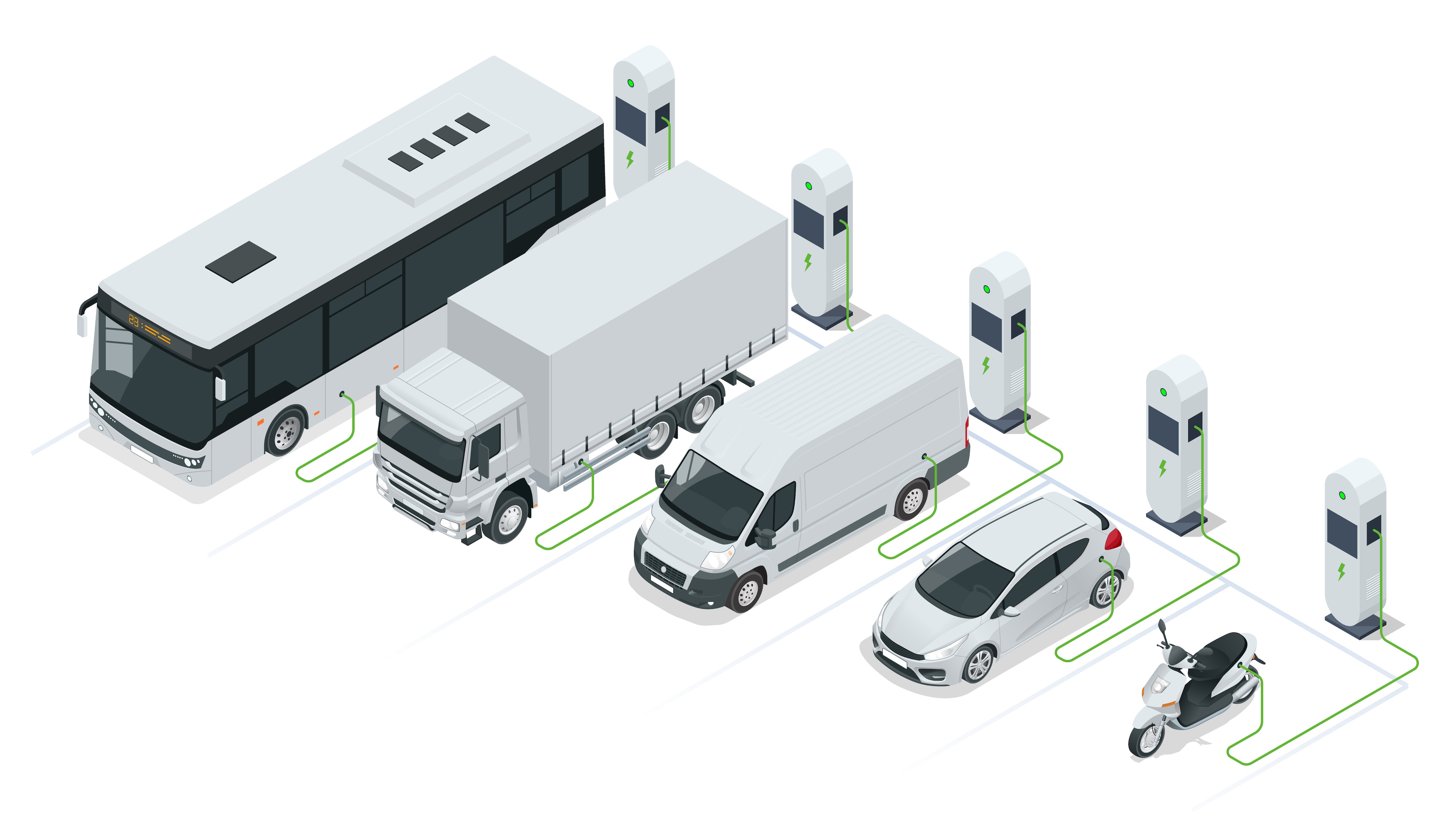 EV Charging Station Graphic