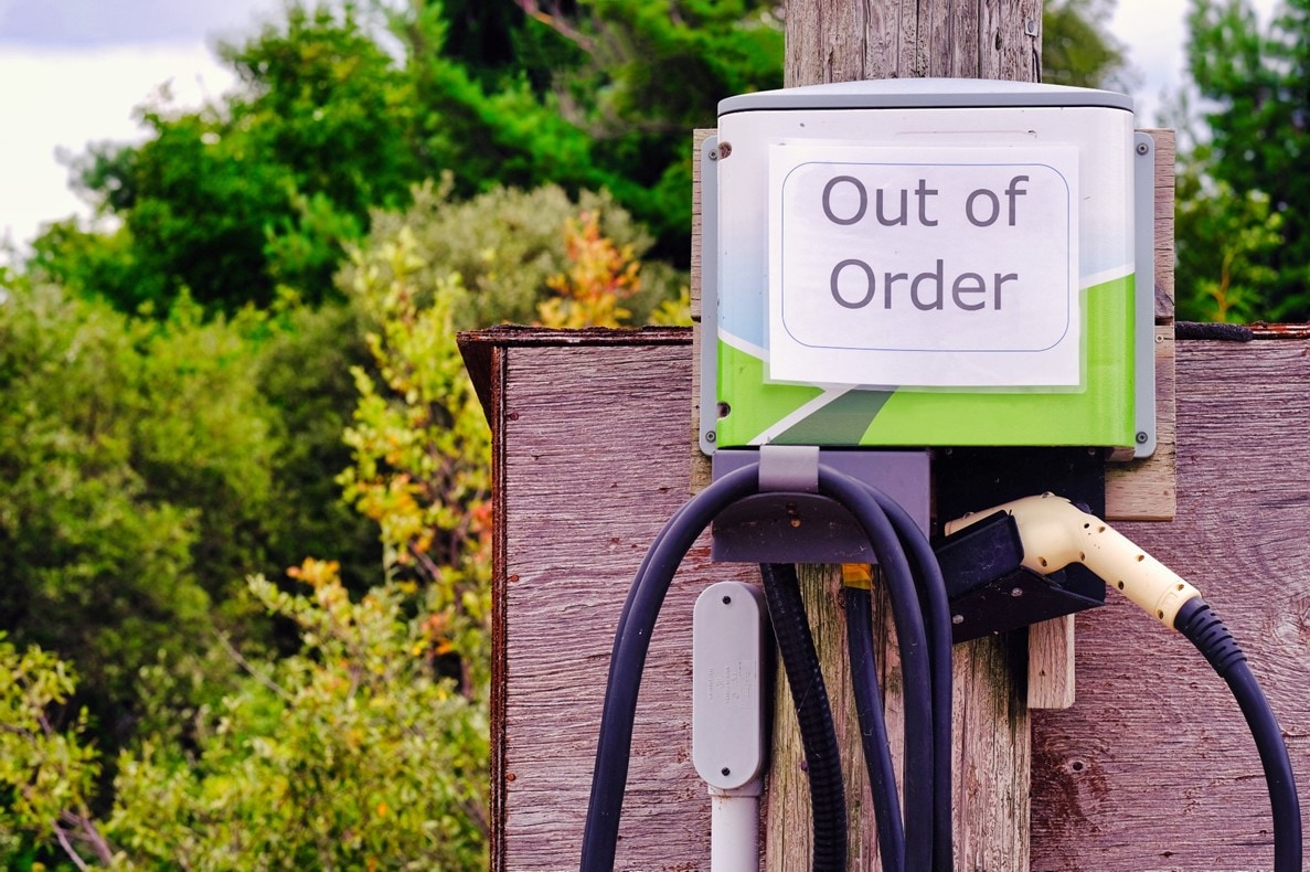 Out of order charging station