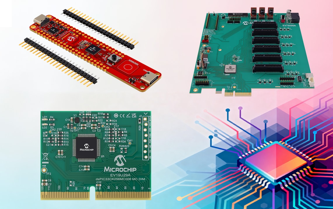 Evaluate PCIe®, MCU and Motor Control Designs Faster With Microchip