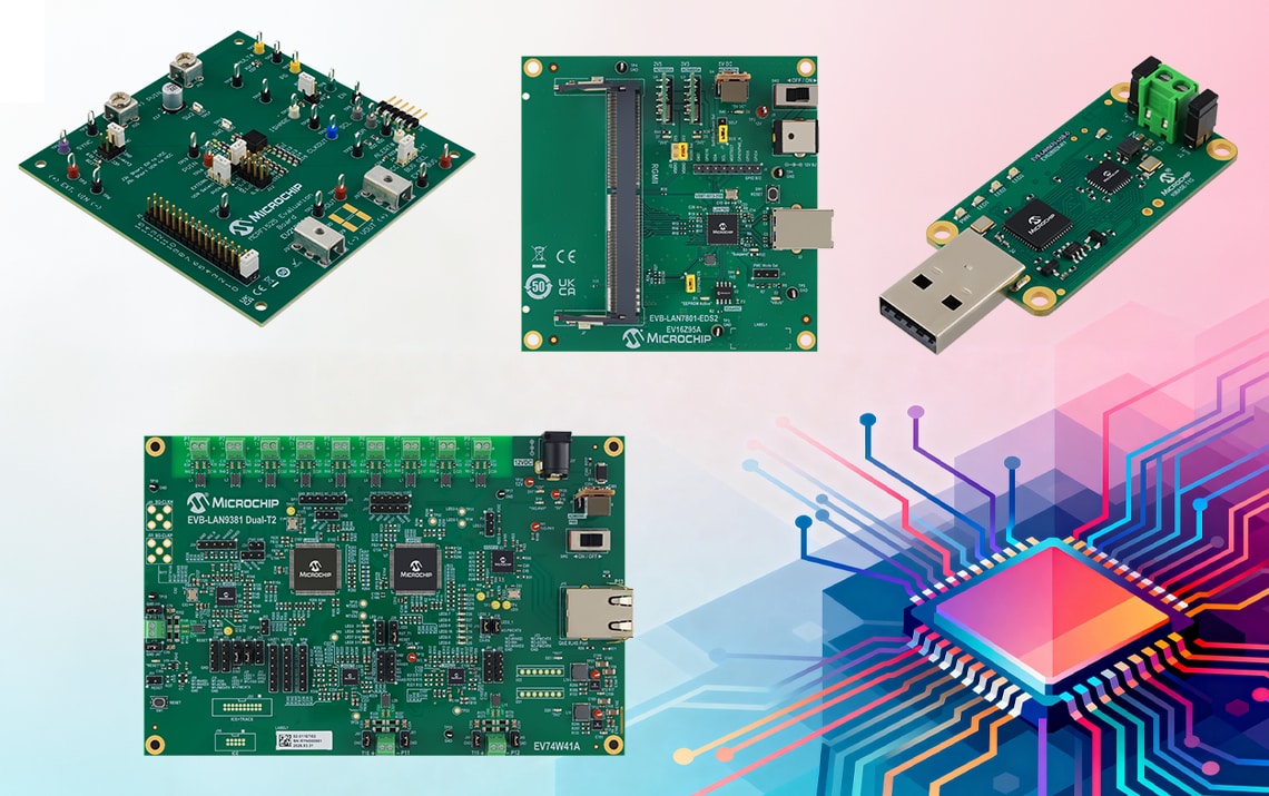 Evaluate Ethernet and Connectivity Designs Faster With Microchip