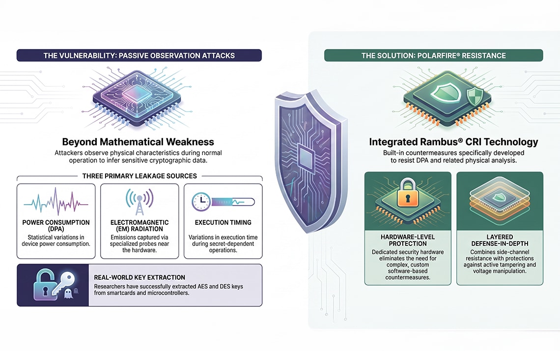 Defending Against Side Channel Attacks With PolarFire FPGAs