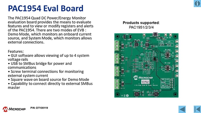 PAC1954 Eval Board