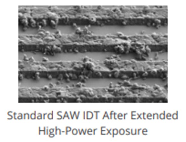 Standard SAW IDT After Extended High-Power Exposure