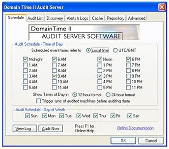 Domain Time II Audit Server