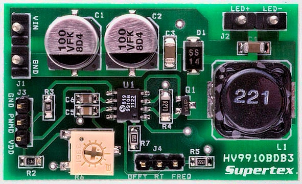 VOLTAGE, LED DRIVER DEMOBOARD Microchip Technology