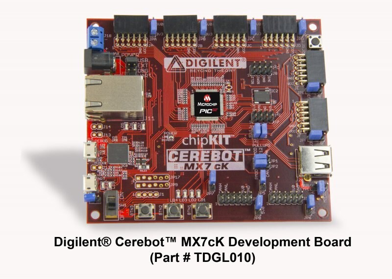 1198-tdgl010-digilent-cerebot-mx7ck-dev-board