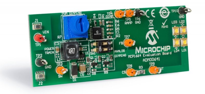 1229-adm00641-mcp1664-led-driver-evaluation-board