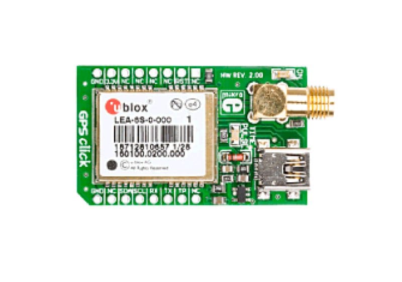 th beton Aske TMIK028 - GPS CLICK WITH ACTIVE GPS ANTENNA | Microchip Technology