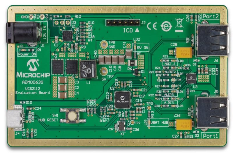 1367-adm00639-usc2112-dual-usb-port-power-evaluation-board