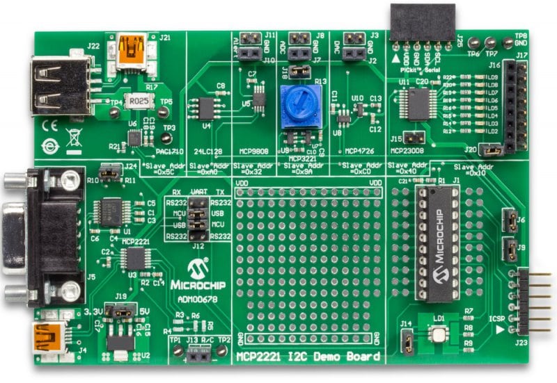 1462-adm00678-mcp2221-i2c-demonstration-board