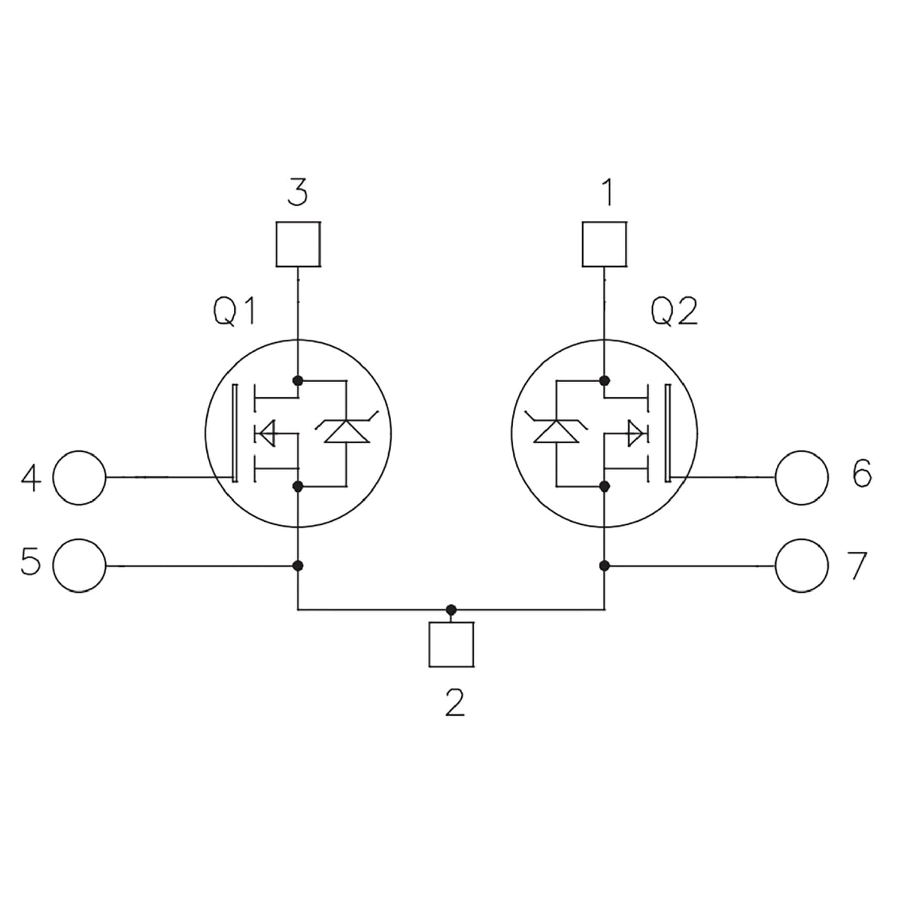 Dual Common Source High-Voltage D3 Power Module Topology
