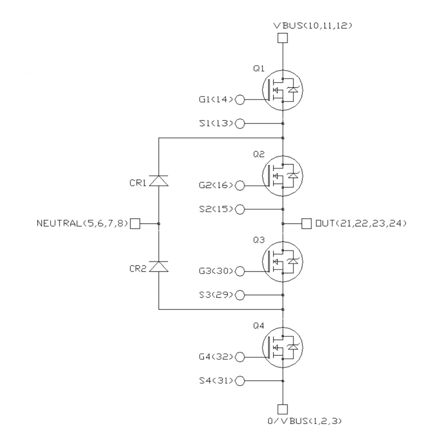 Three-Level Inverter SP6 Power Module Topology