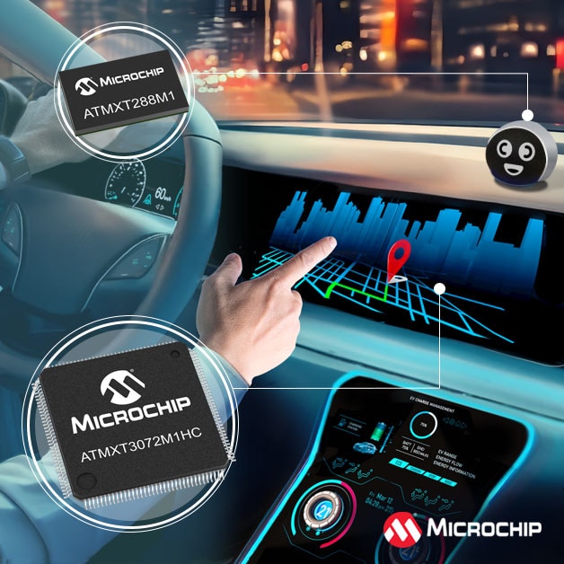 Microchip Expands maXTouch® M1 Touchscreen Controller Series for ...
