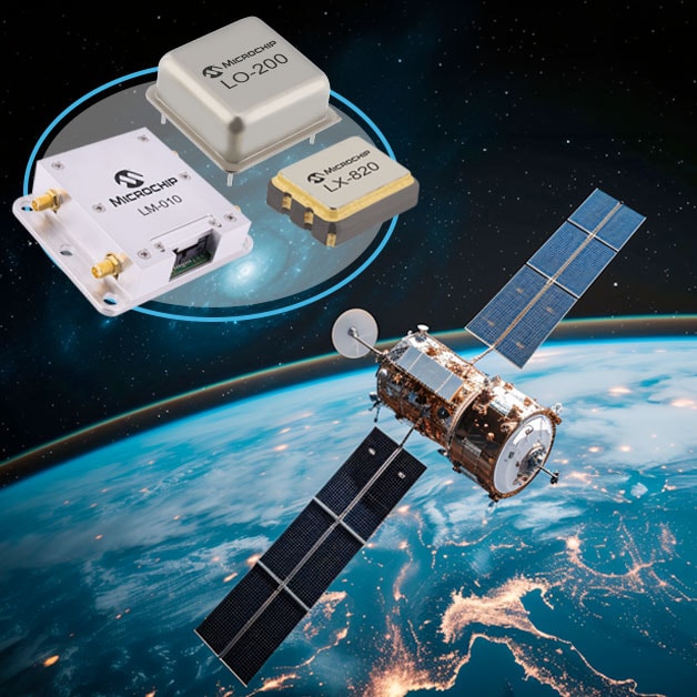 Microchip Adds the LX-820 Quartz Oscillator to its L-Series Timing Portfolio Developed for Low Earth Orbit Applications