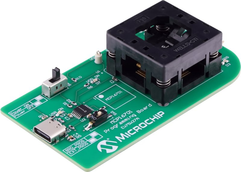 その他 Microchip PAK-00421-01-A MCP16701 Programing Board | Microchip Technology