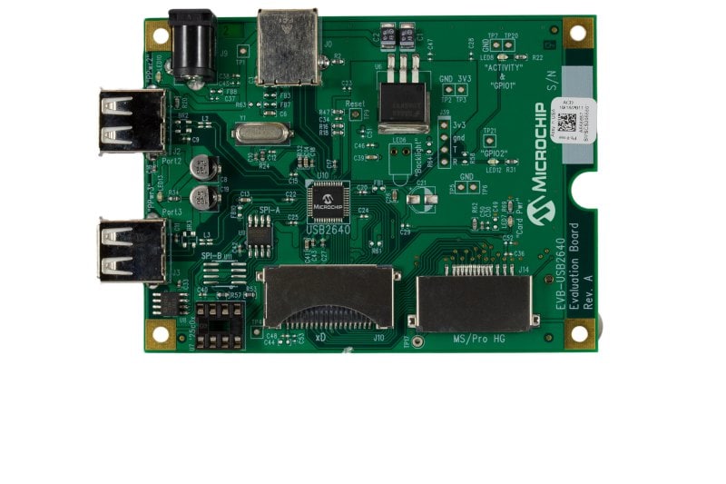 EVB-USB2640_USB2640-USB-2.0-2-port-hub-with-Ultra-Fast-Media-Controller-Evaluation-Board_Front_Transparent