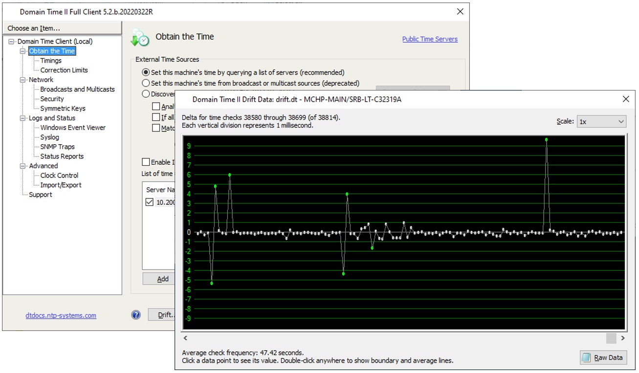Domain Time II Comprehensive Windows/Linux NTP/PTP Solution