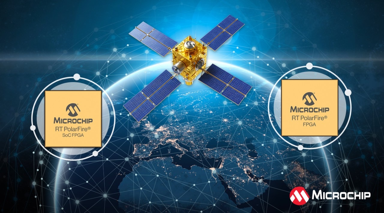 News - Microchip Expands Space-Qualified FPGA Portfolio with New RT PolarFire® Device Qualifications and SoC Availability
