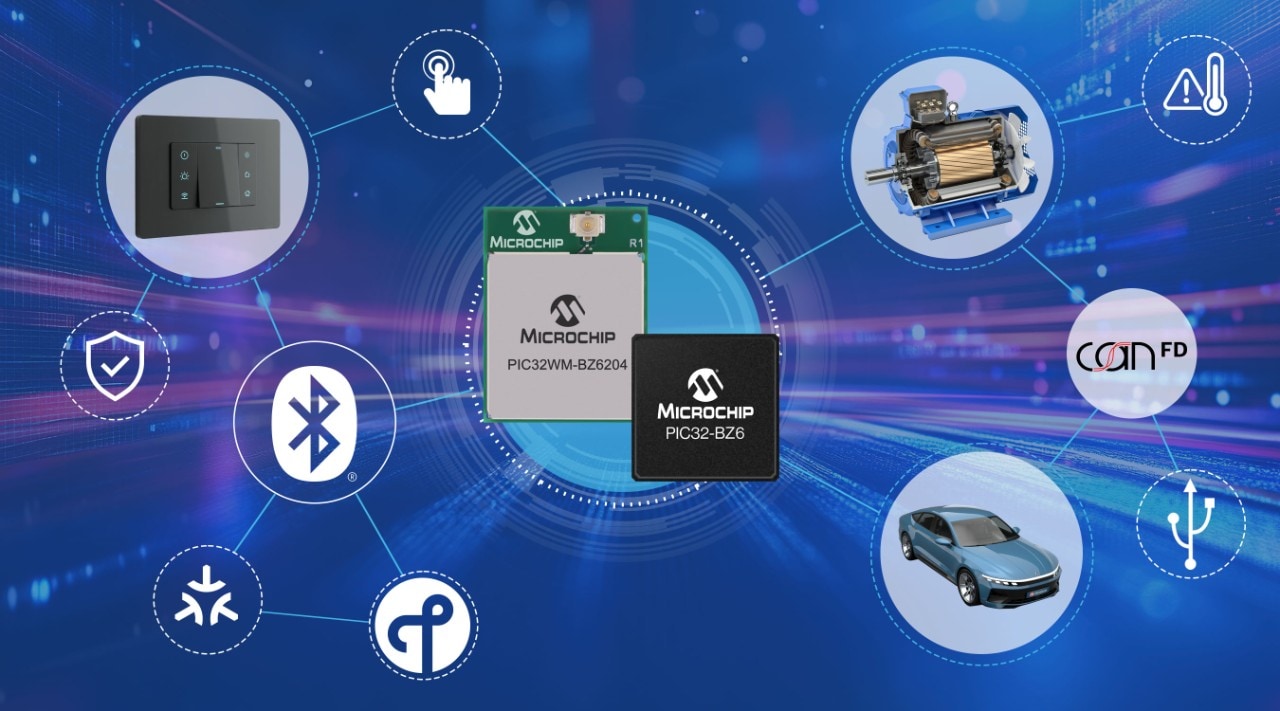 News - Highly Integrated Single-Chip Wireless Platform for Advanced Connectivity Touch Motor Control
