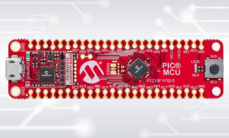 Live Control with the PIC18-Q10 Curiosity Nano Board | Microchip Technology