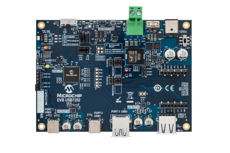 USB7252 4-Port Gen 2 SmartHub IC Board