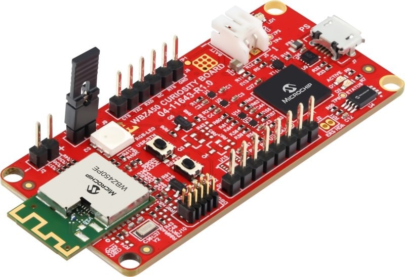 PC32CX-BZ2 and WBZ450 Curiosity Development Board