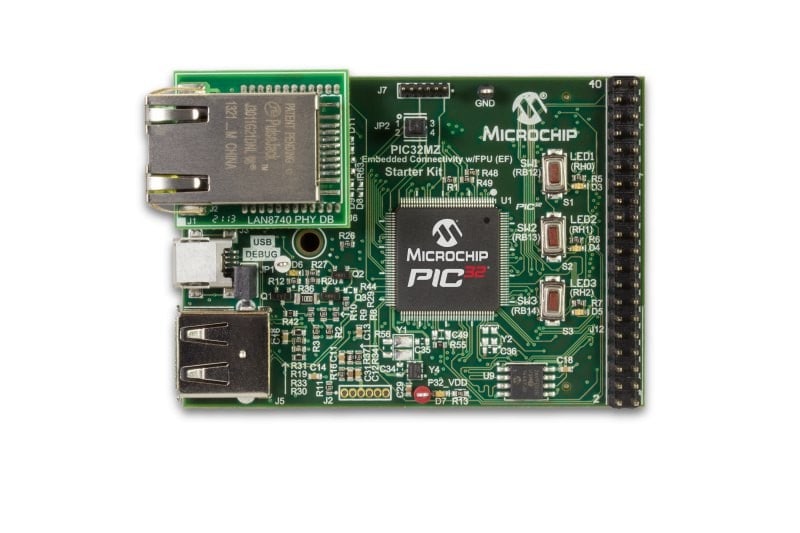 PIC32MZ EF Starter Kit with Crypto