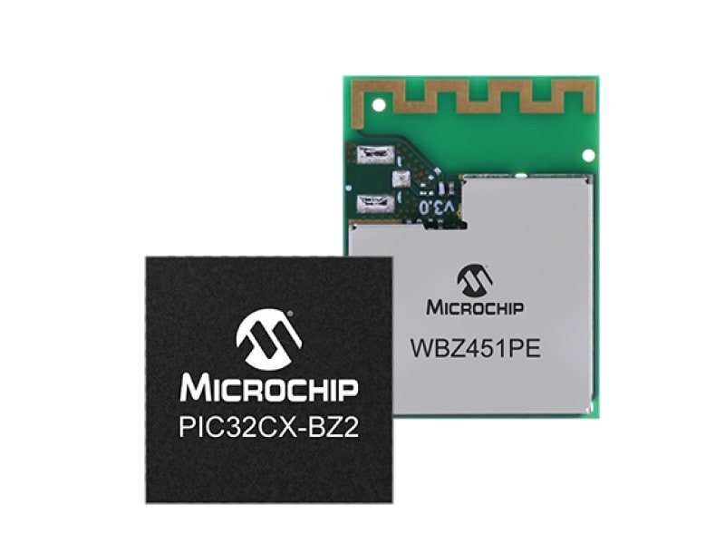 PIC32-BZ2 Wireless MCU Module and SoC