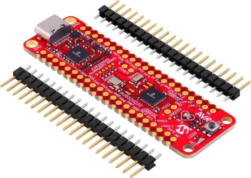 Image of the AVR SD Curiosity Nano Board