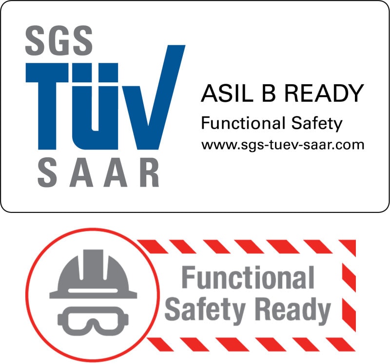 TÜV SÜD- and ASIL B- Ready MCUs  