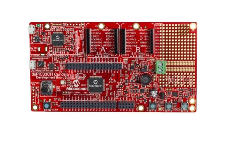 dsPIC33CH Curiosity Development Board