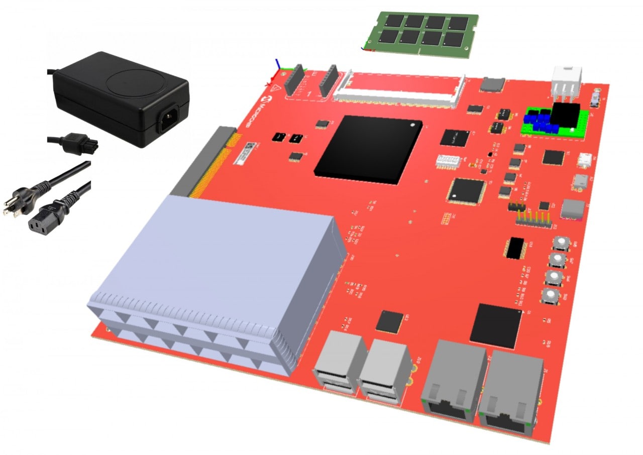 PIC64HX Curiosity Ultra+ Evaluation Kit