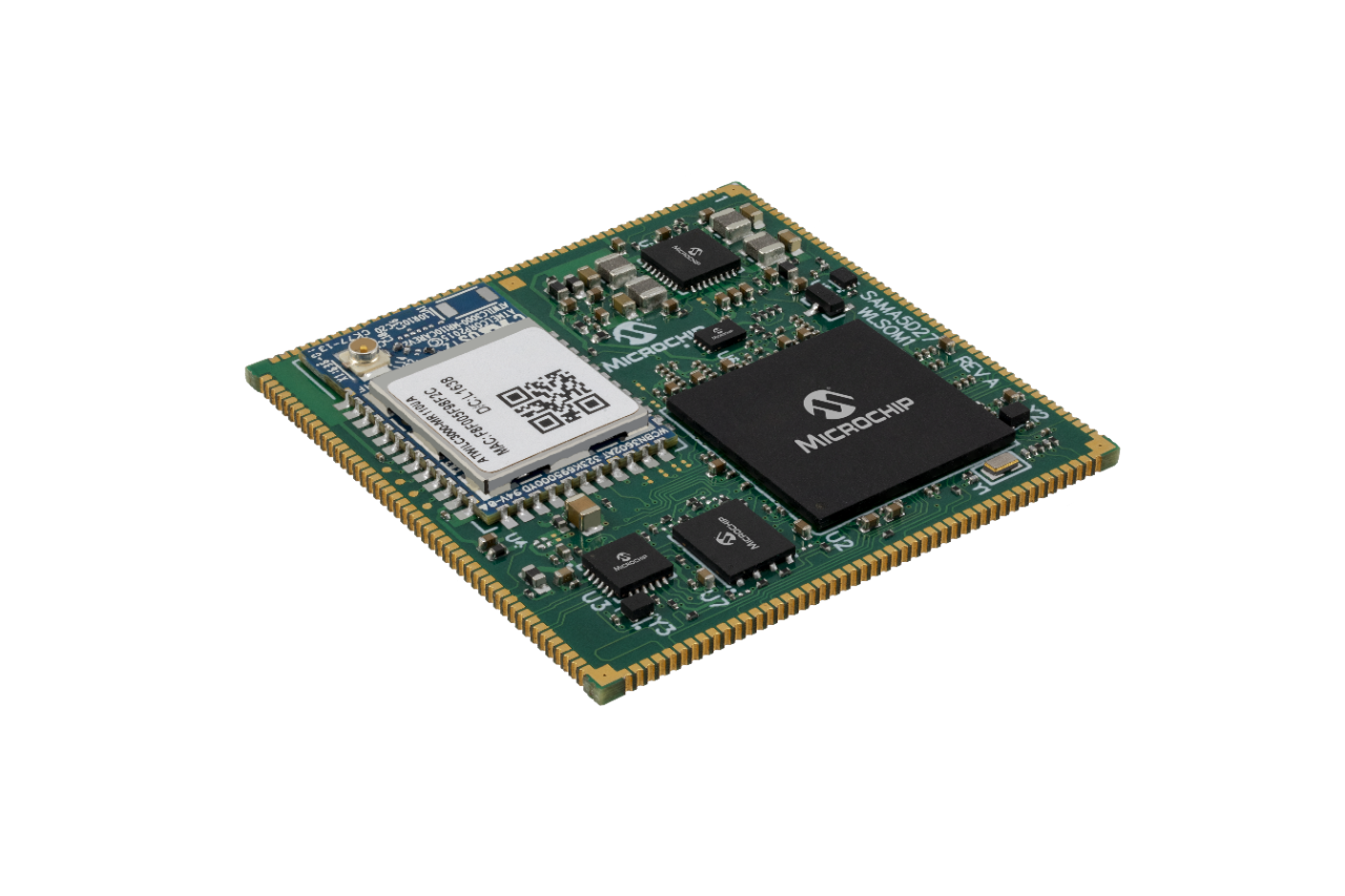 Wireless SOM Featuring MCP16502 PMIC for 32-Bit MPUs