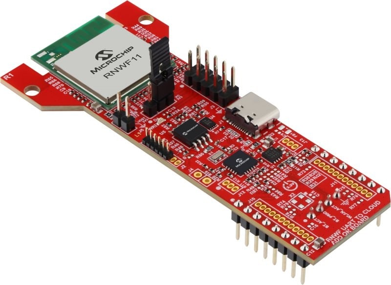 PIC32MZ-W1 and WFI32 2.0 Curiosity Development Board