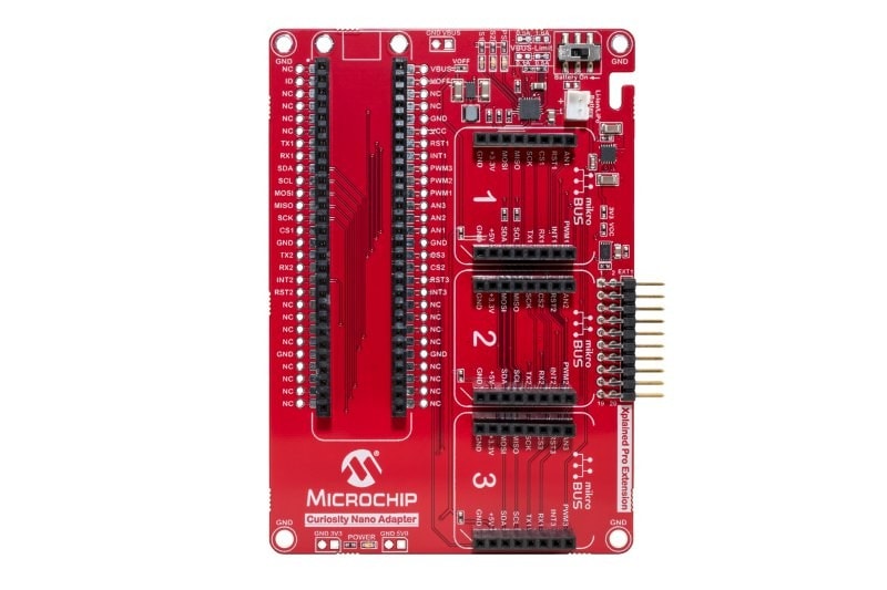 Curiosity Nano Base for Click boards