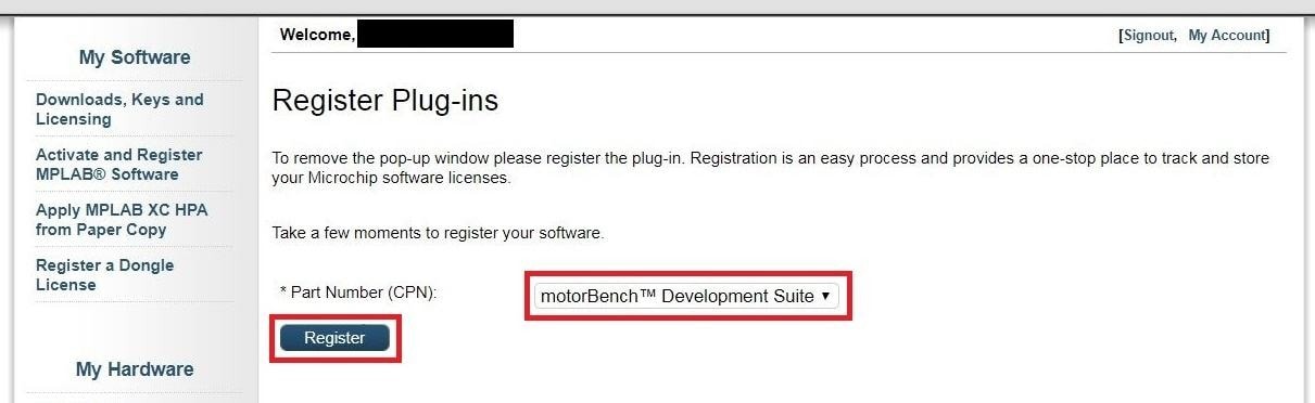 Select motorBench