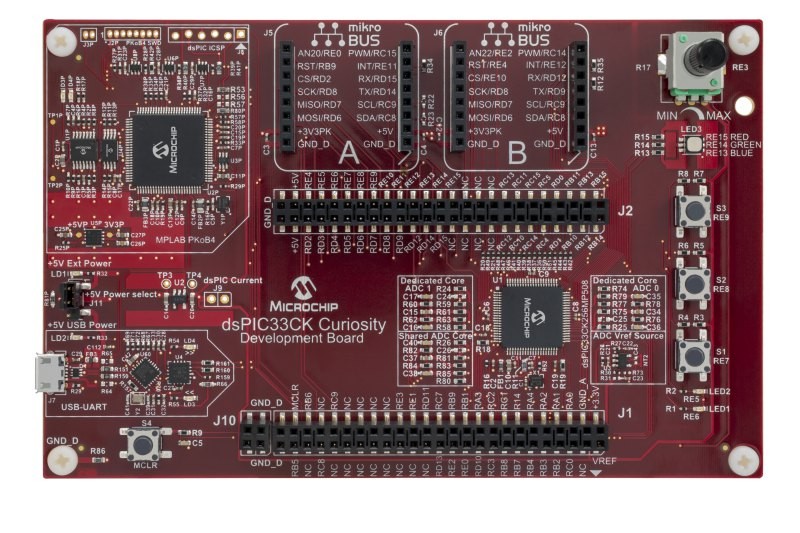 dsPIC33CK Curiosity Development Board