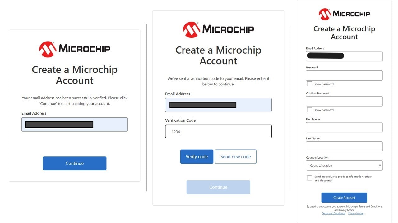 Screen: Sign Up options and the associated transitions