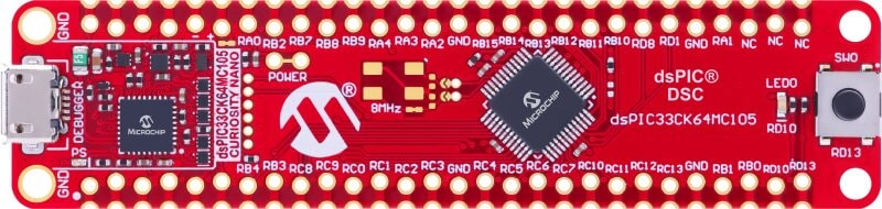 dsPIC33CK64MC105 Curiosity Nano Evaluation Kit